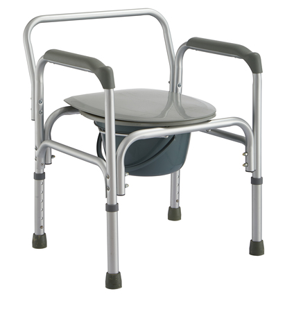 ZBCC897A Fixed Aluminum Alloy Commode Chair