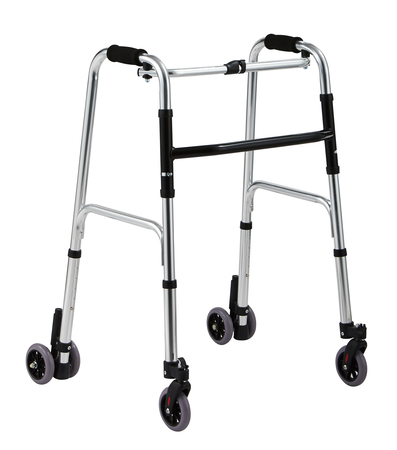 ZBW917-A3 Folding Reciprocal Lightweight Walking Frame with Shocking Absortption Wheels